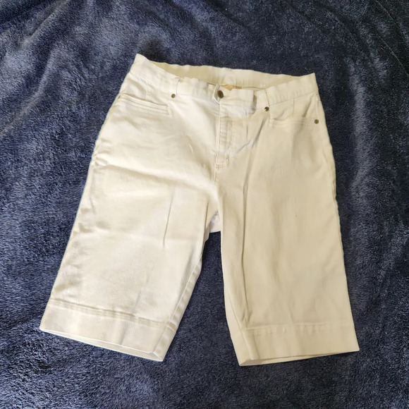 Vintage Norm Thompson white shorts size 14 - Picture 1 of 10